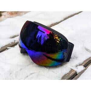 New ELAX Double Layer Anti Fog Lens Ski Goggles Skiing Snowboardin